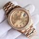 Copy Swiss Rolex DayDate 3255 Rose Gold Watch Diamond Bezel (2)_th.jpg